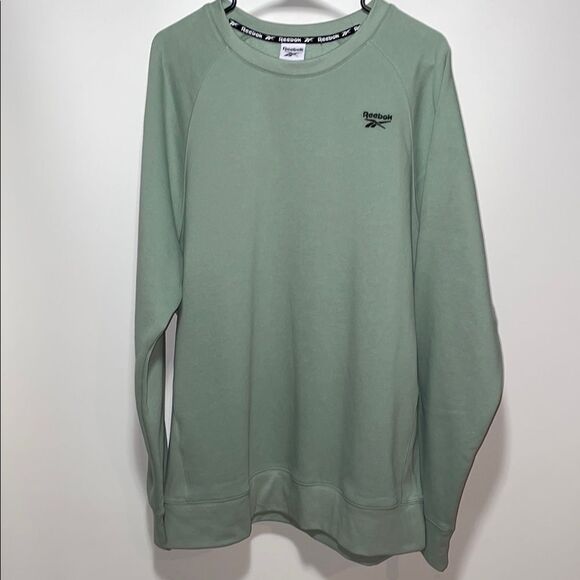 Reebok Green Sweatshirt - Picture 1 of 10